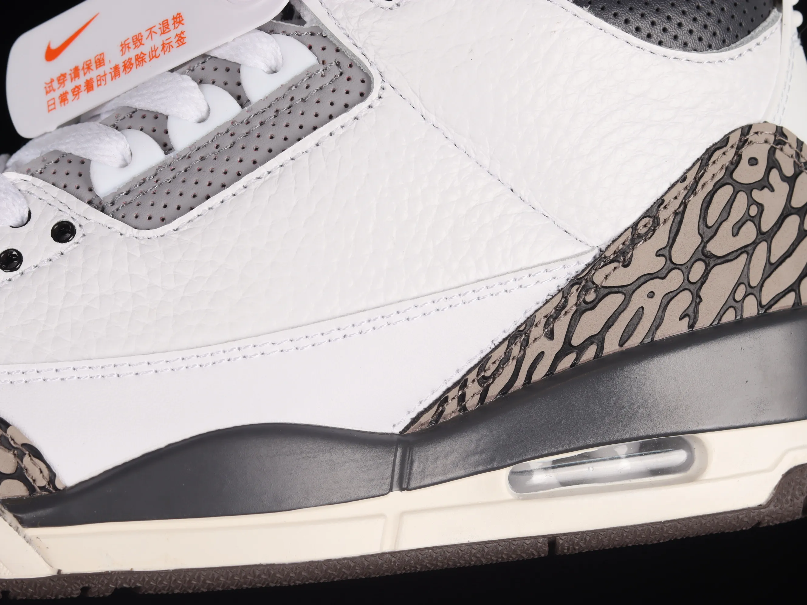 All categories Air Jordan Jordan series basketball shoes Air Jordan 3 Air Jordan 3 Retro "Gray Tone" AJ3 Joe 3 gray tone CT8532-169